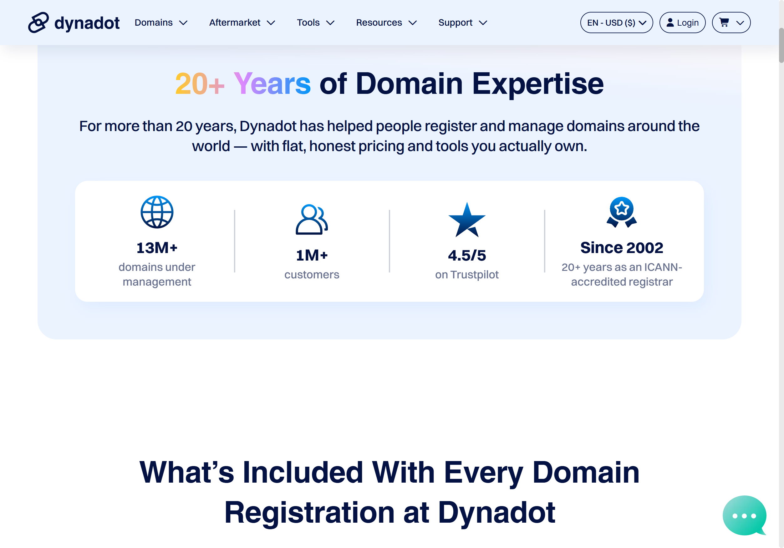 Dynadot 域名注册首页